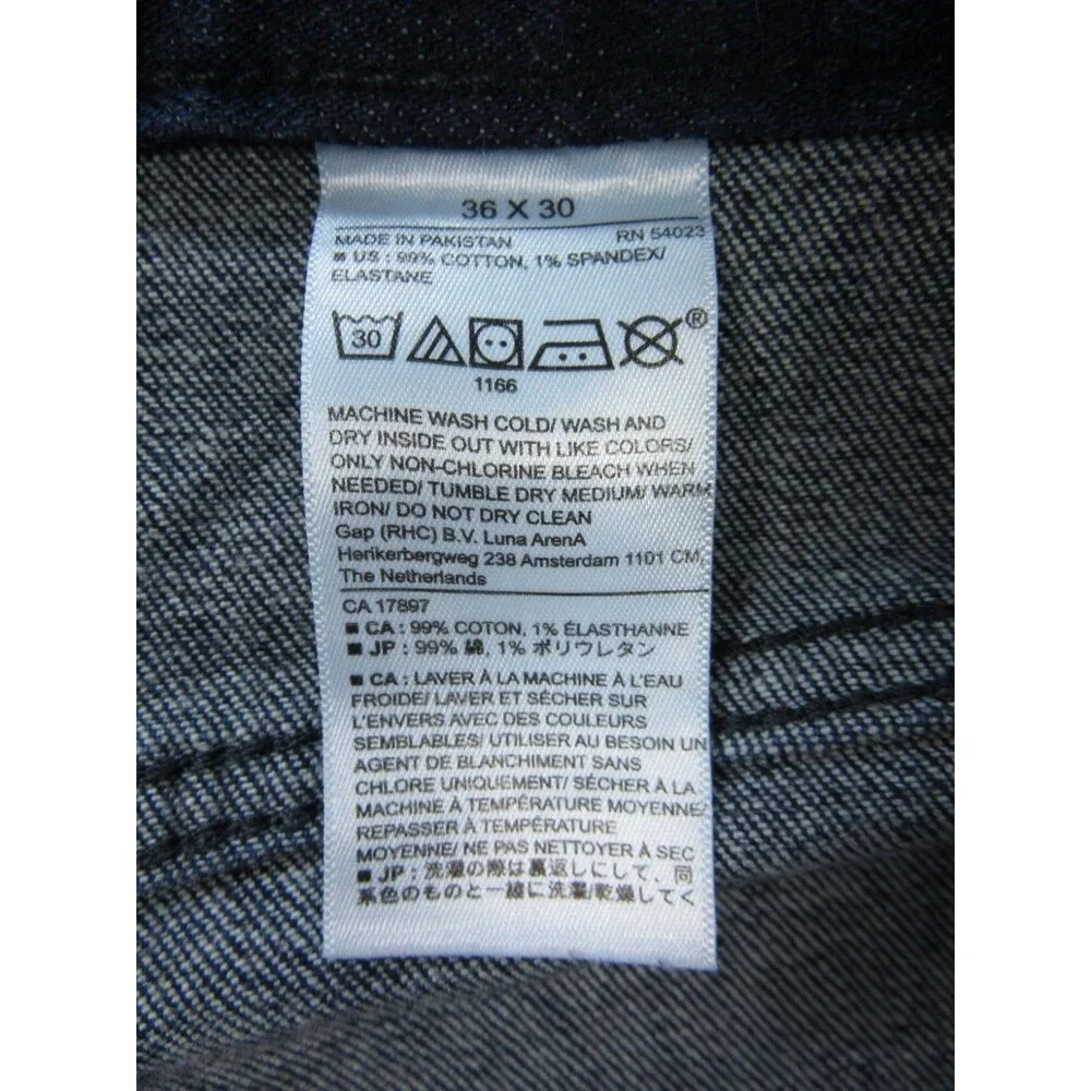 Banana Republic Jeans Men's 35 x 28 (Tag 36x30) Slim Fit Blue